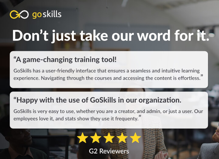 GoSkills testimonials