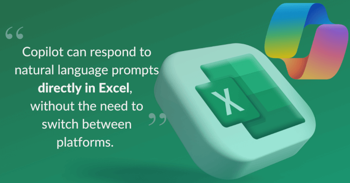 copilot and excel logos