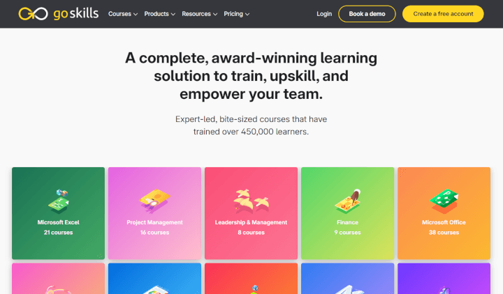 GoSkills microlearning LMS