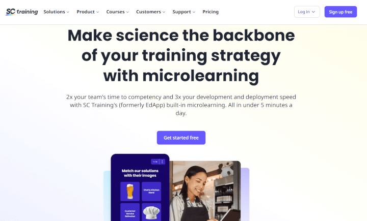 sc training microlearning lms