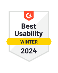G2 Best Usability - Winter 2024