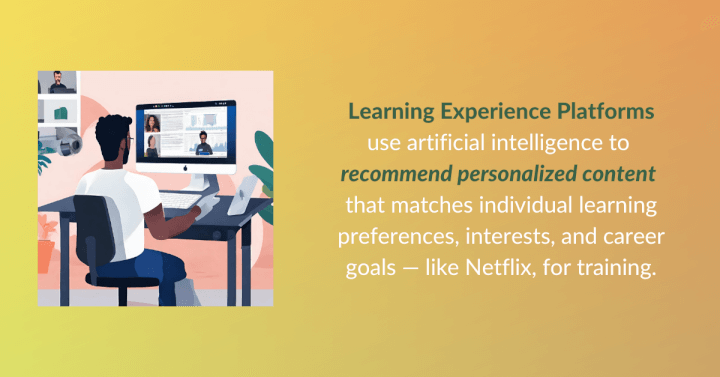 definition of learning experience platform