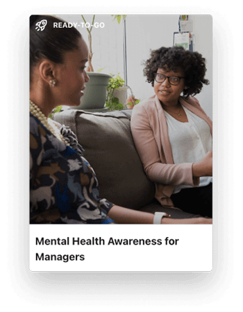 Mental health awareness for managers template